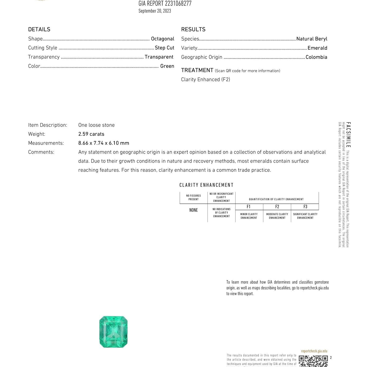 GIA Certified Colombian Emerald Art Deco Revival Ring