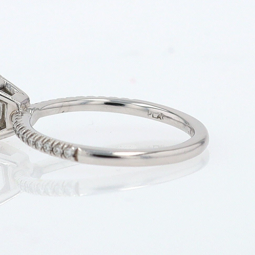 GIA Certified Contemporary 1 Carat Diamond Engagement Ring