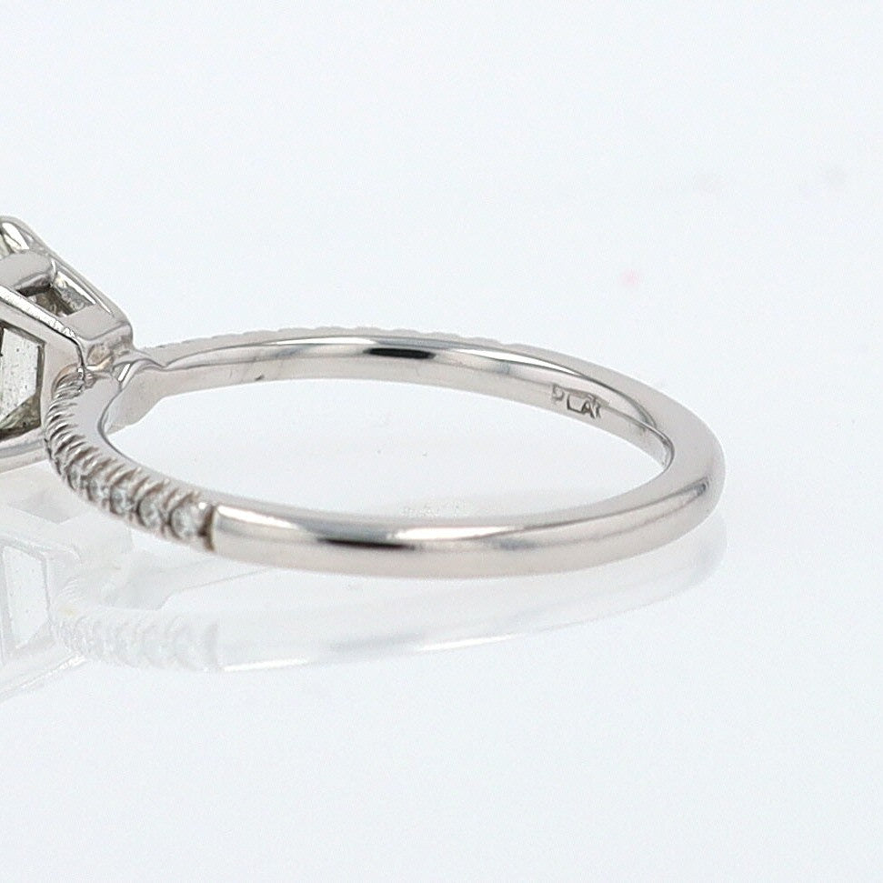 GIA Certified Contemporary 1 Carat Diamond Engagement Ring