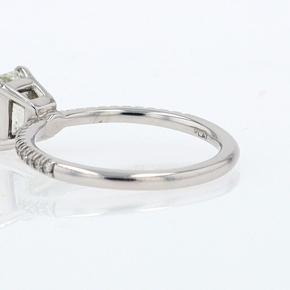 GIA Certified Contemporary 1 Carat Diamond Engagement Ring