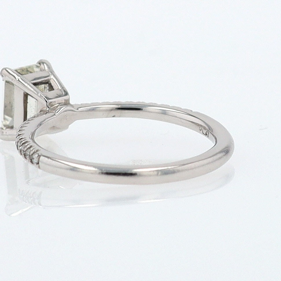 GIA Certified Contemporary 1 Carat Diamond Engagement Ring