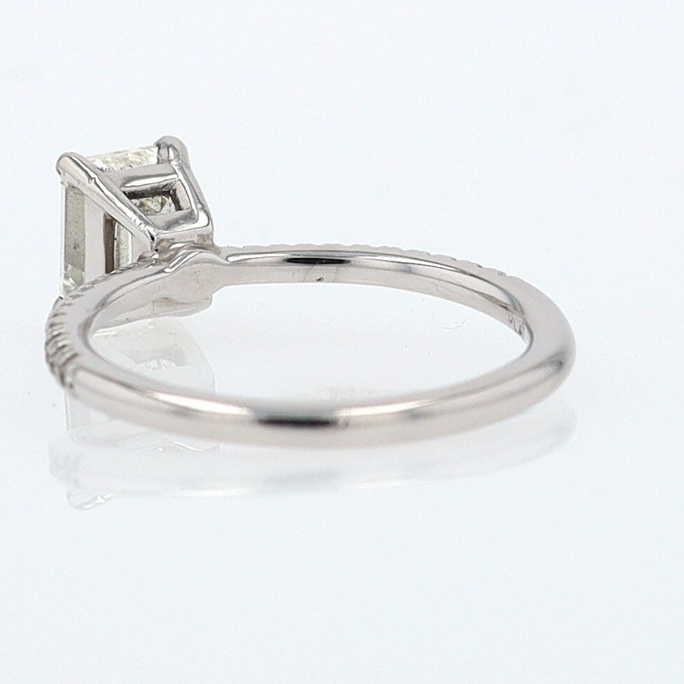 GIA Certified Contemporary 1 Carat Diamond Engagement Ring