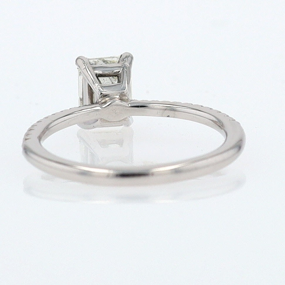 GIA Certified Contemporary 1 Carat Diamond Engagement Ring