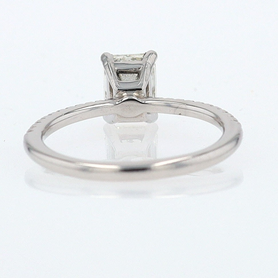 GIA Certified Contemporary 1 Carat Diamond Engagement Ring