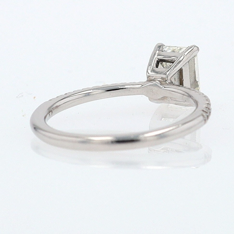 GIA Certified Contemporary 1 Carat Diamond Engagement Ring