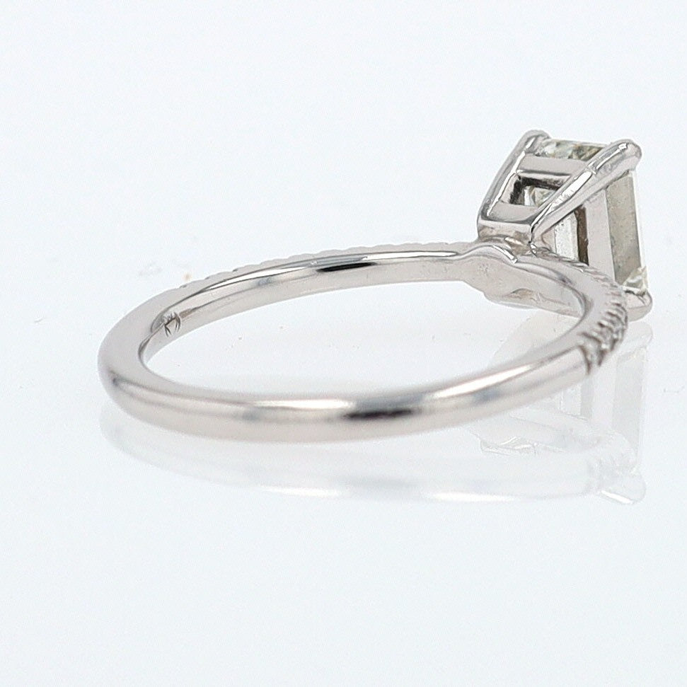 GIA Certified Contemporary 1 Carat Diamond Engagement Ring