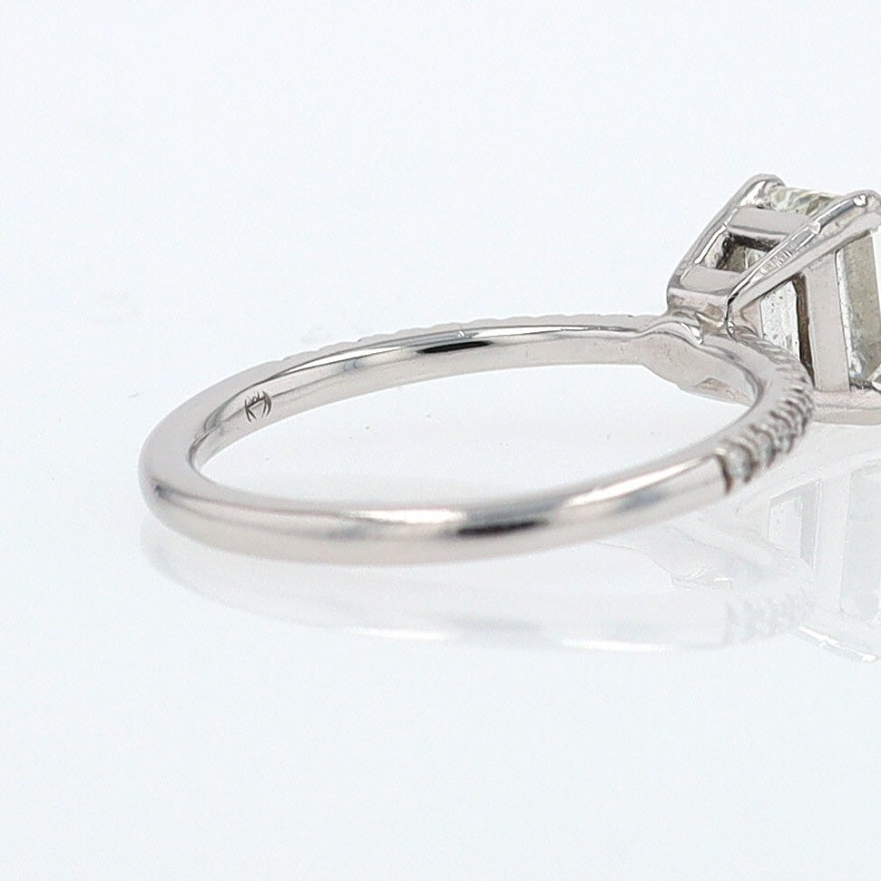 GIA Certified Contemporary 1 Carat Diamond Engagement Ring