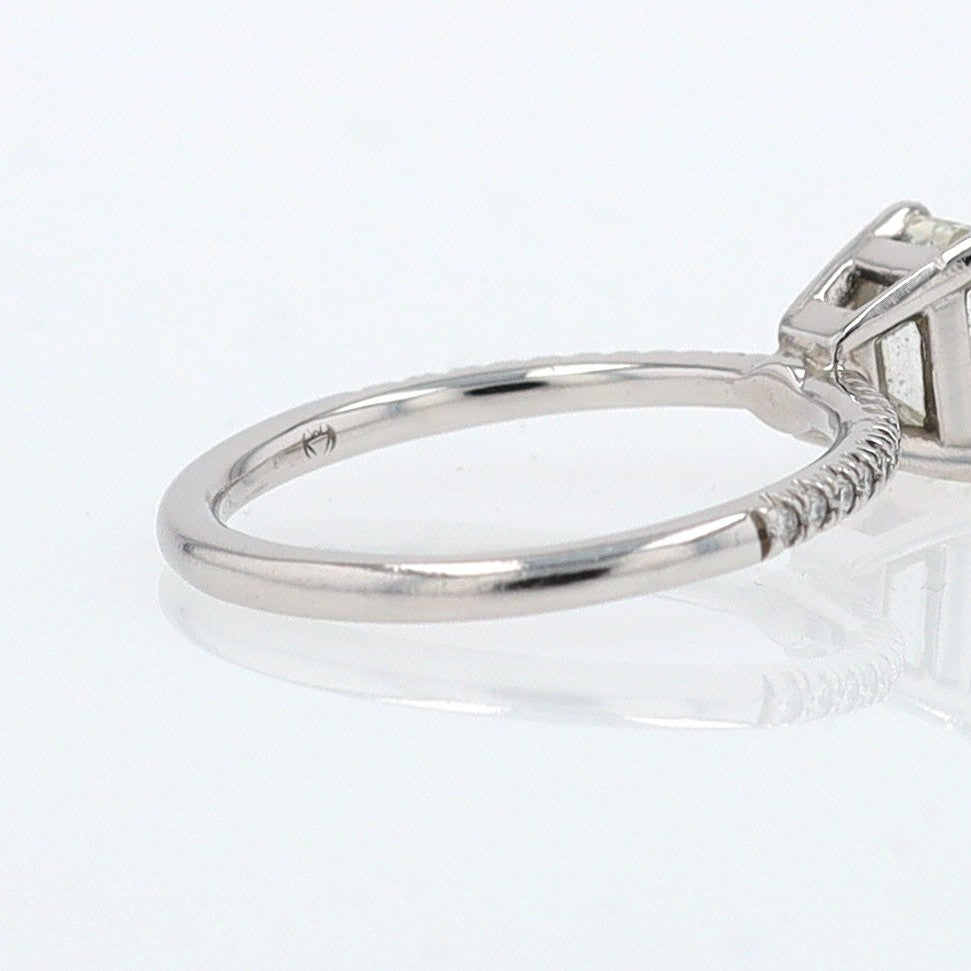 GIA Certified Contemporary 1 Carat Diamond Engagement Ring