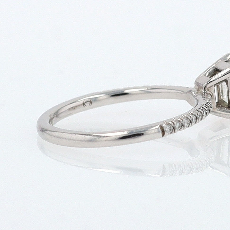 GIA Certified Contemporary 1 Carat Diamond Engagement Ring