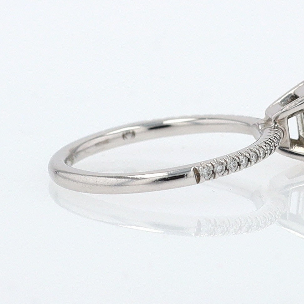 GIA Certified Contemporary 1 Carat Diamond Engagement Ring