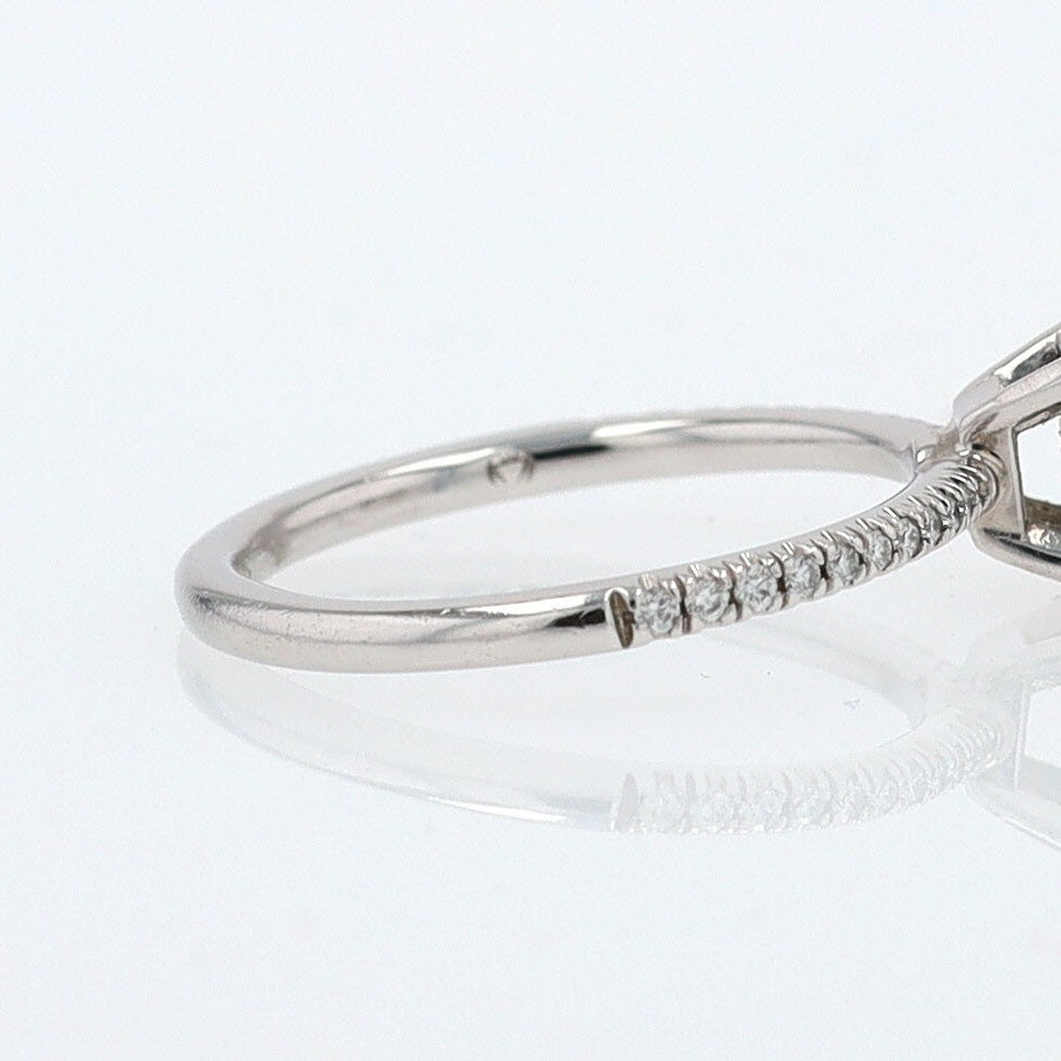 GIA Certified Contemporary 1 Carat Diamond Engagement Ring