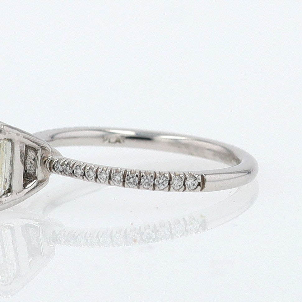 GIA Certified Contemporary 1 Carat Diamond Engagement Ring