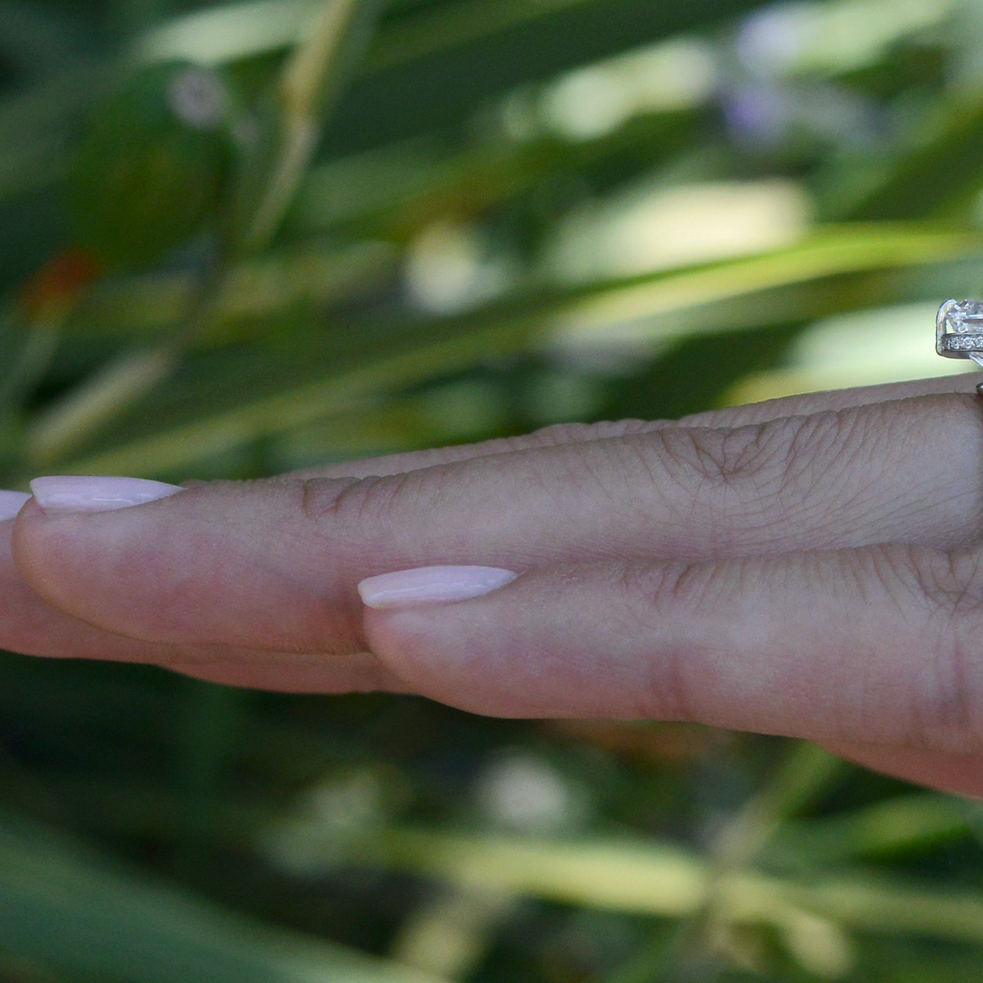 GIA Certified Vintage 3 Carat Cushion Cut Diamond Engagement Ring