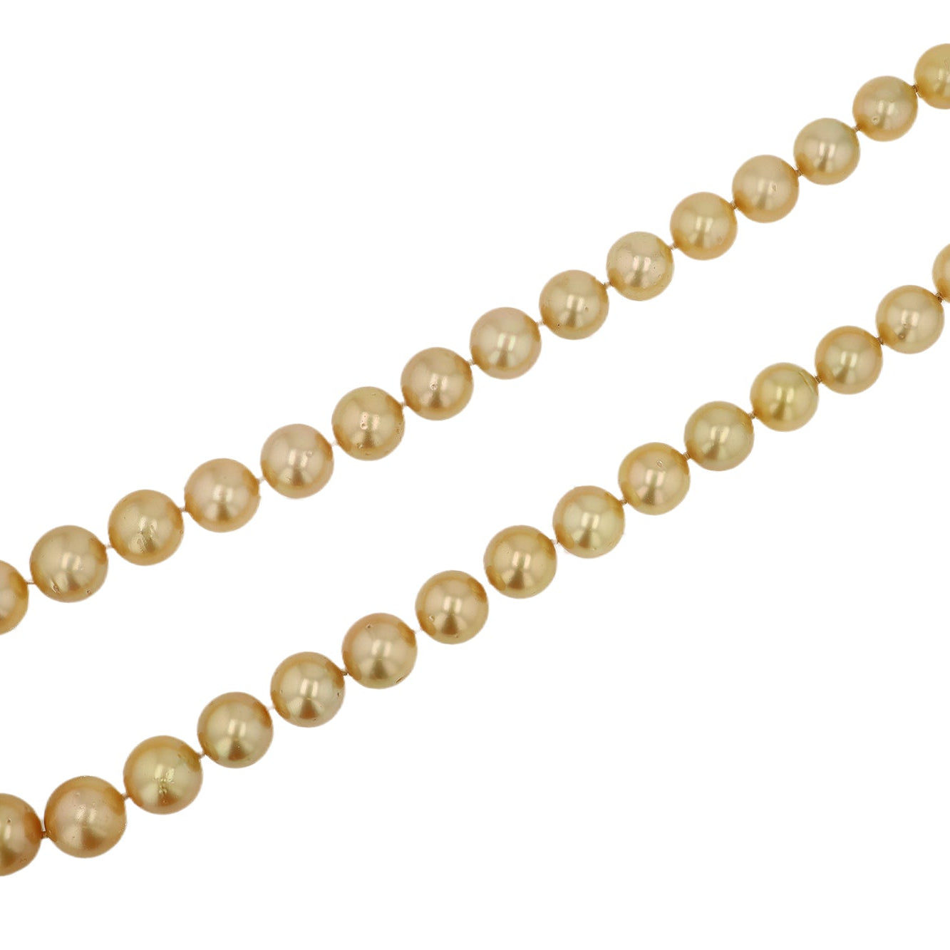Graduated Golden South Sea Pearl Necklace
