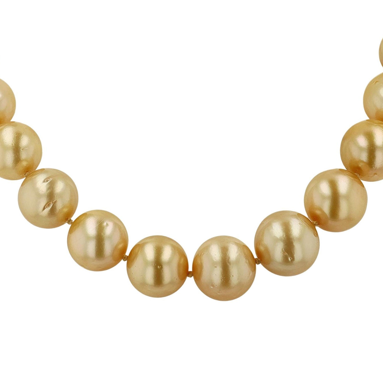 Gold Pearl Necklace