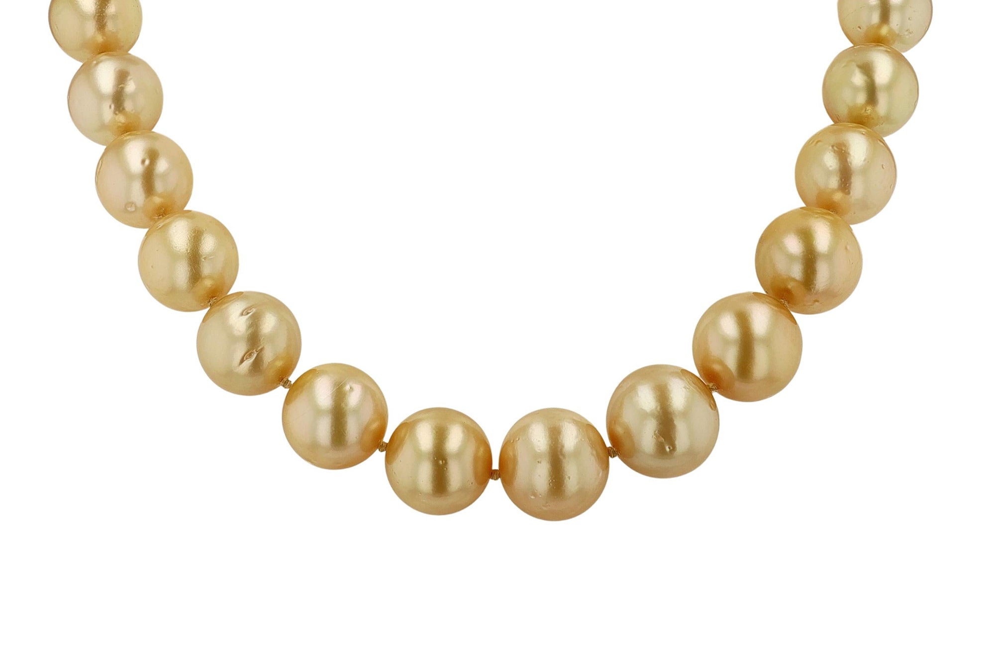 Gold Pearl Necklace
