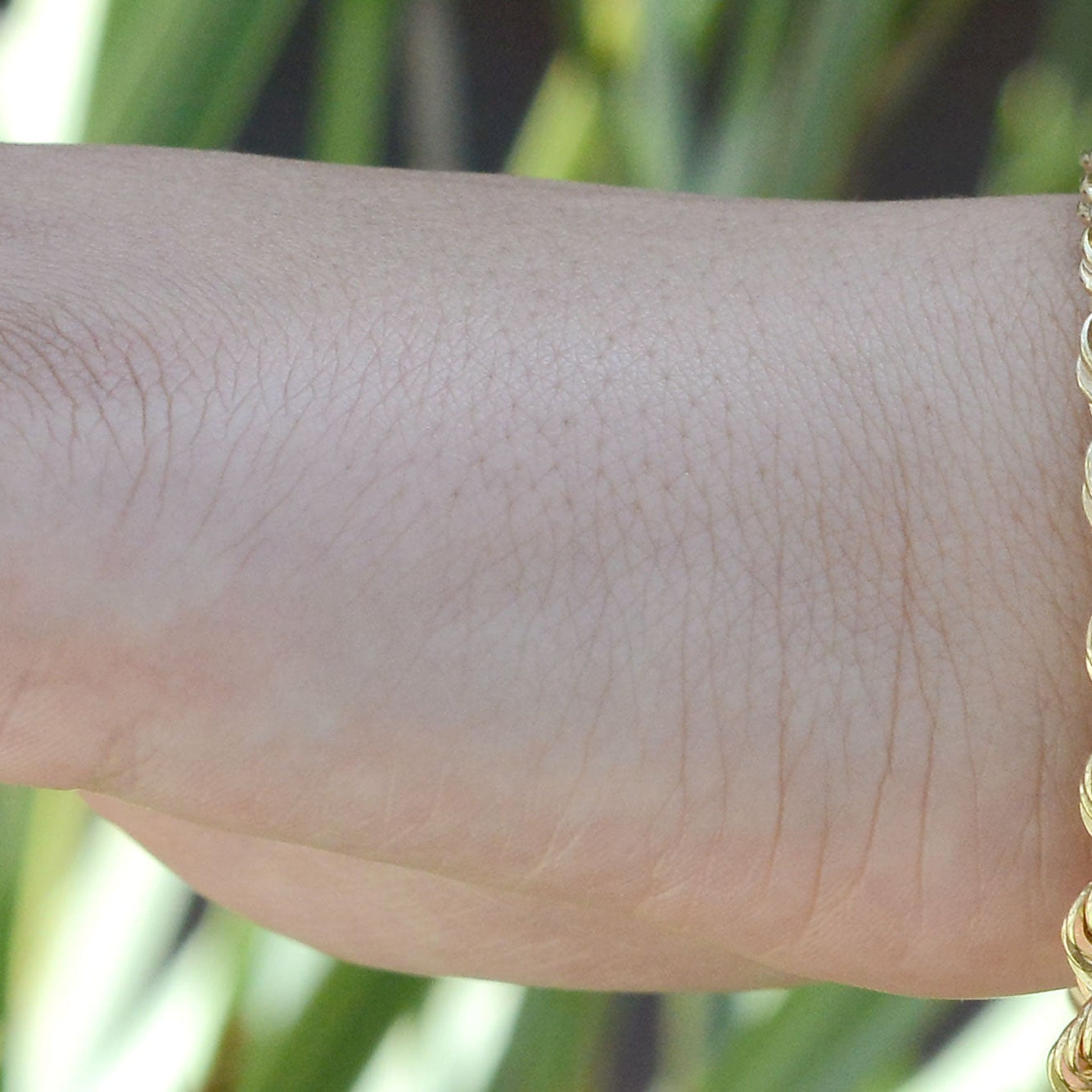 Heavy Yellow Gold Solid Rope Chain Unisex Bracelet
