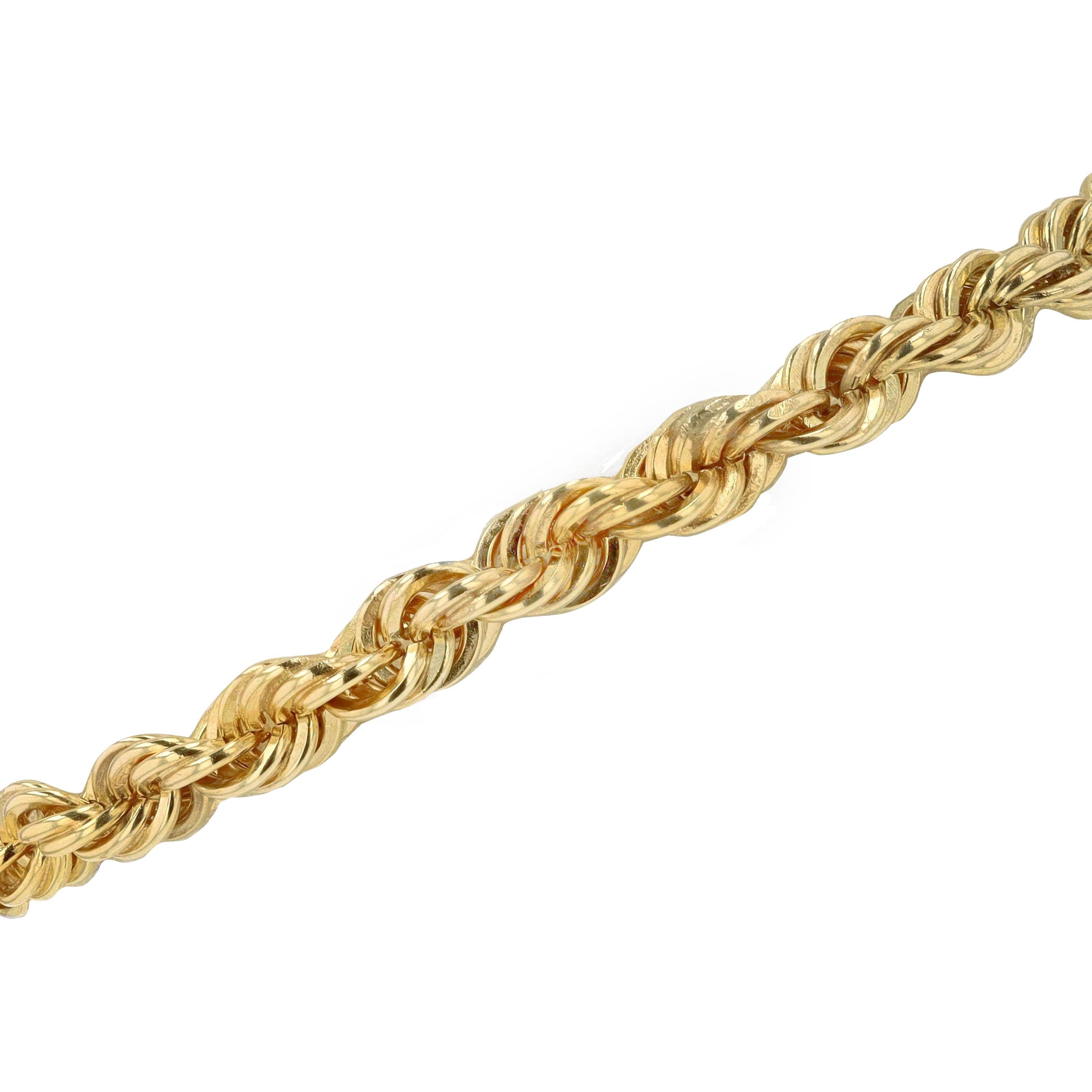 Vintage Gold Rope Chain Bracelet