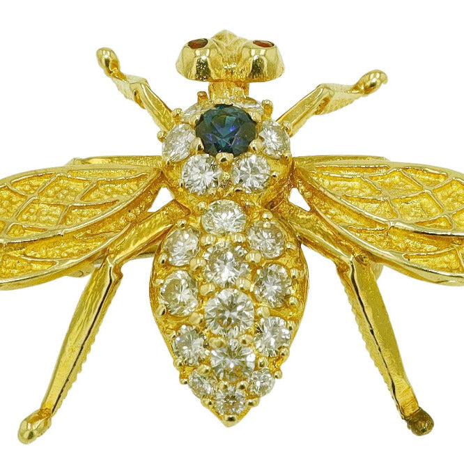 Vintage Gold Bee Pin