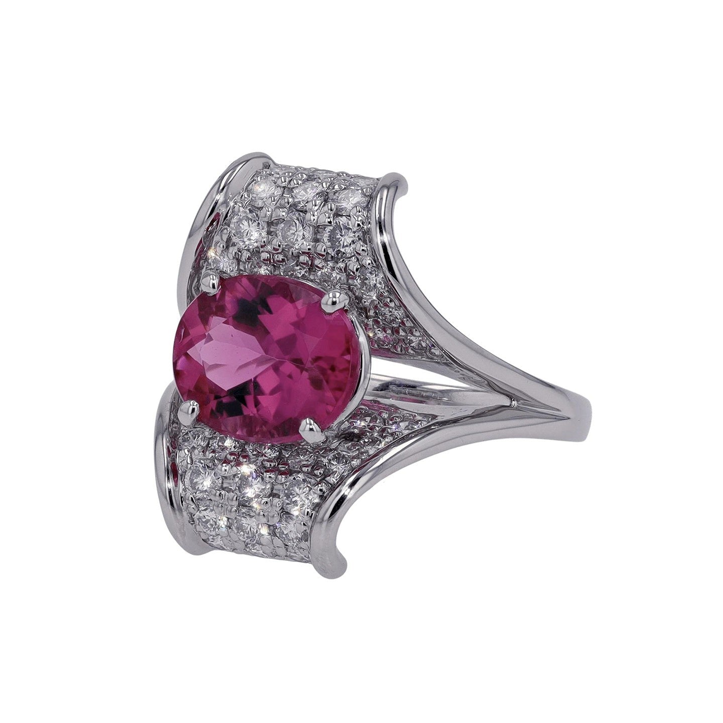 Vintage Rubellite Tourmaline Ring