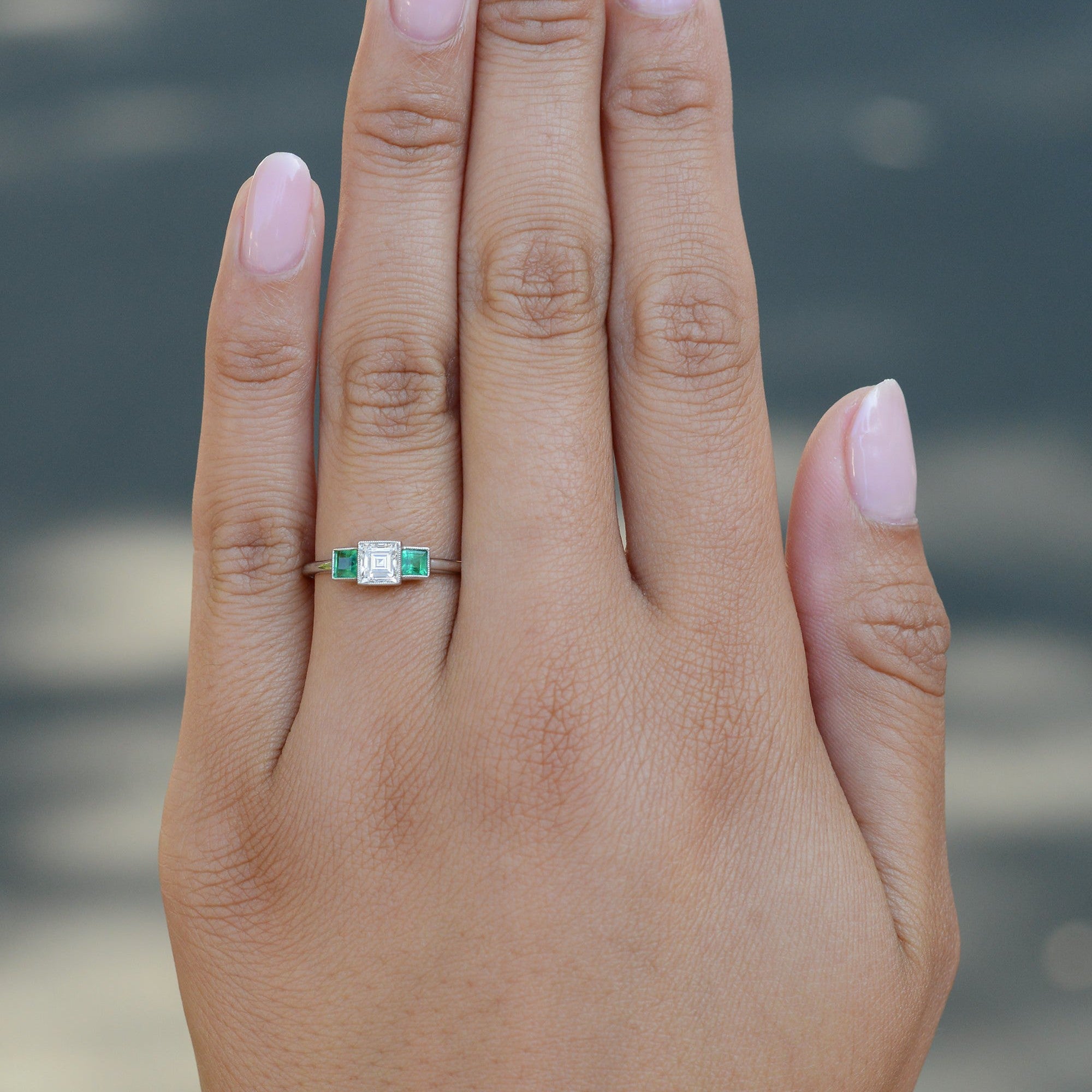 Diamond Emerald Ring