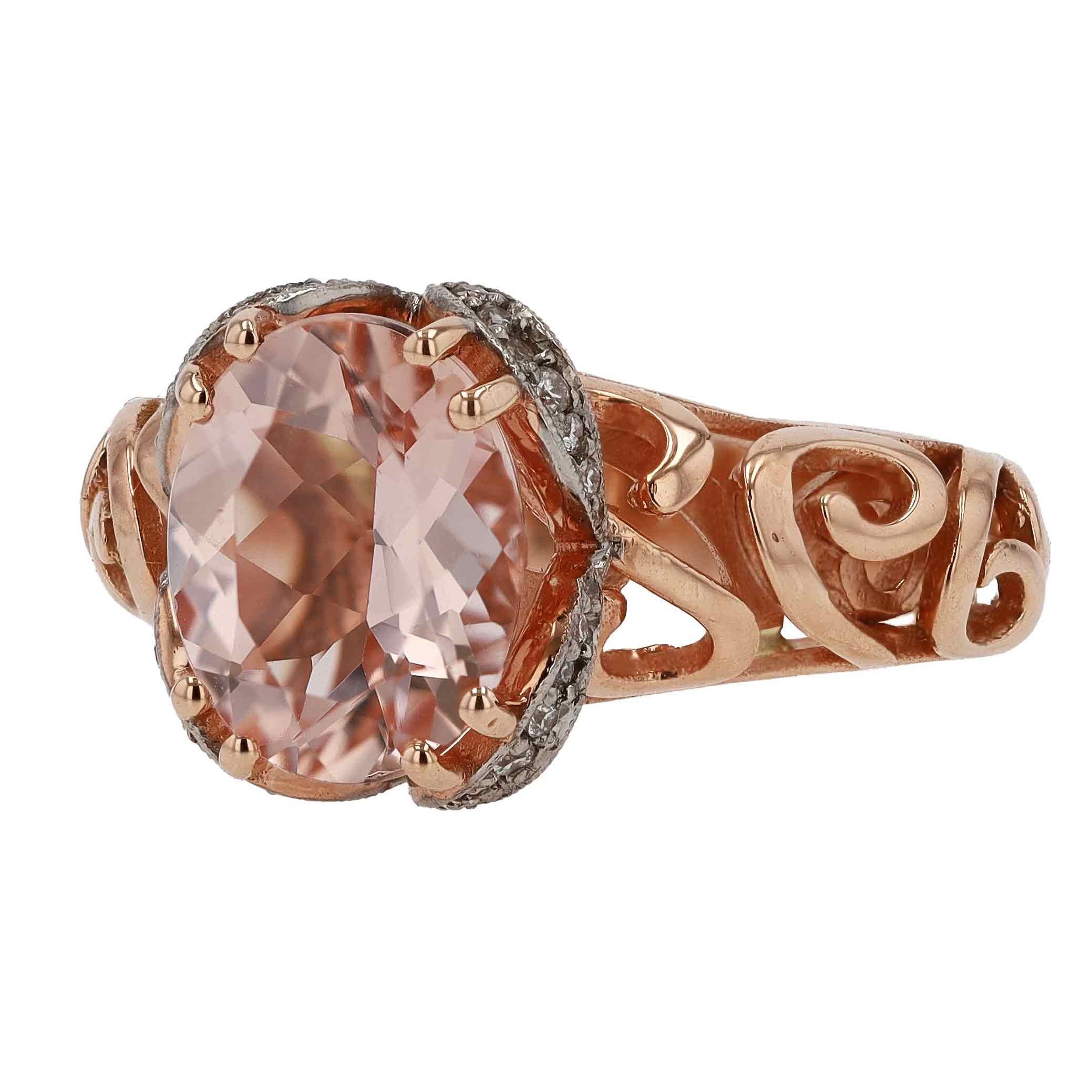 Morganite Engagement Ring