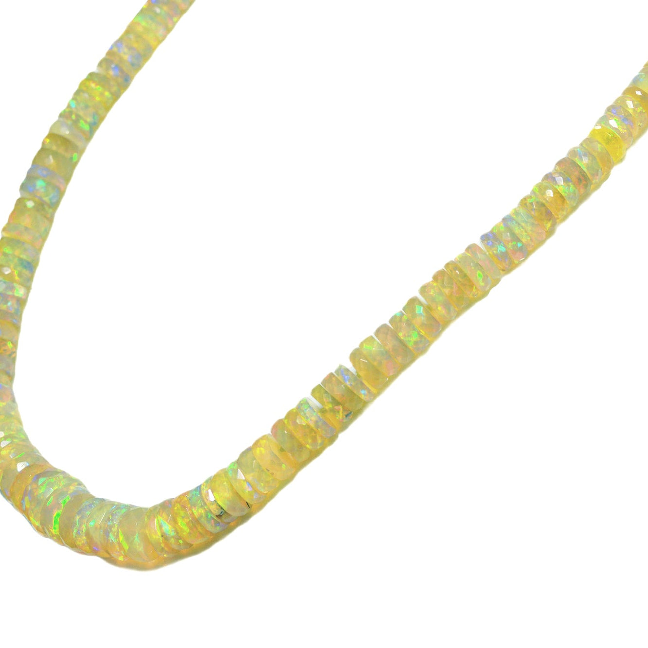 New 42 Carat Opal Beads Necklace