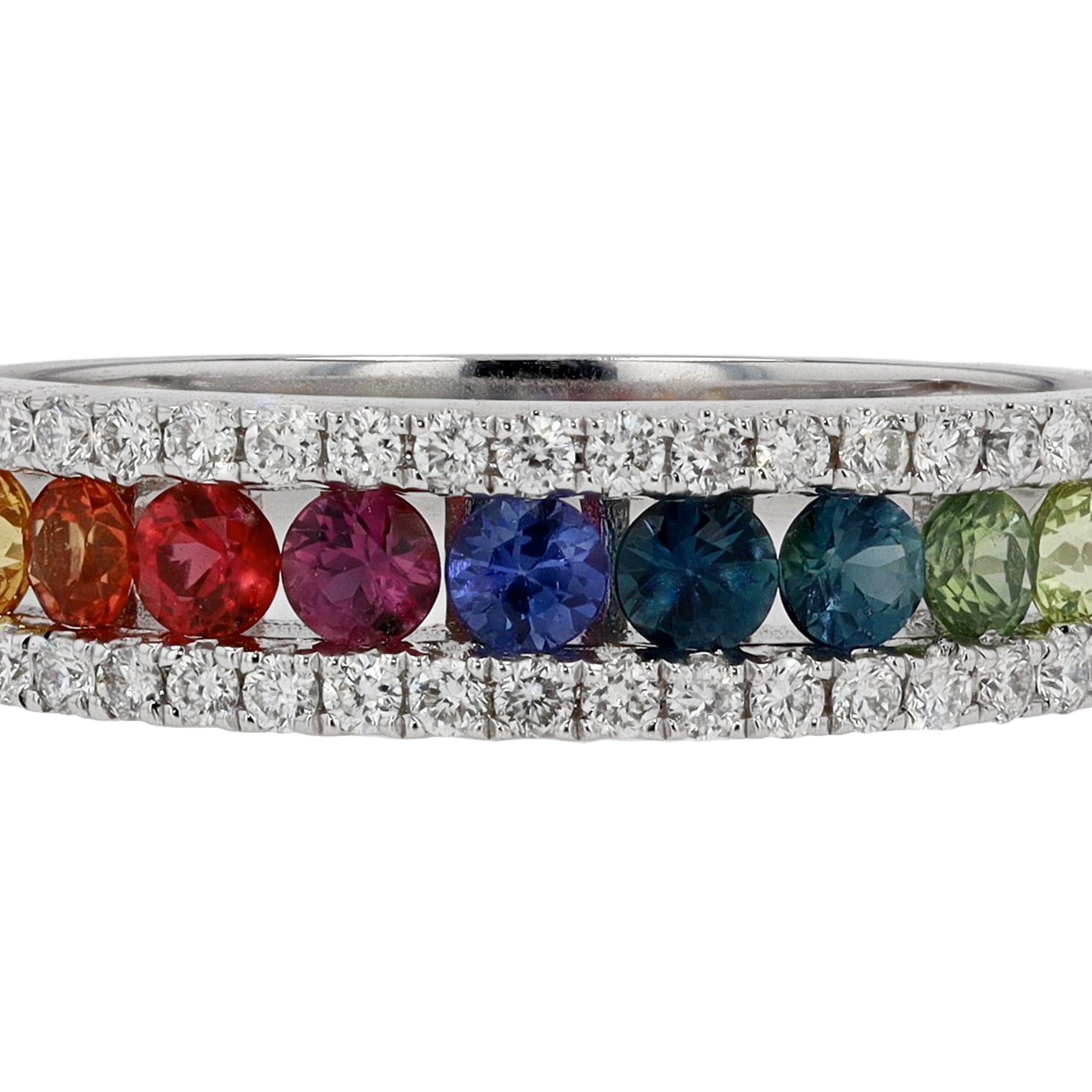 Rainbow Sapphire Ring