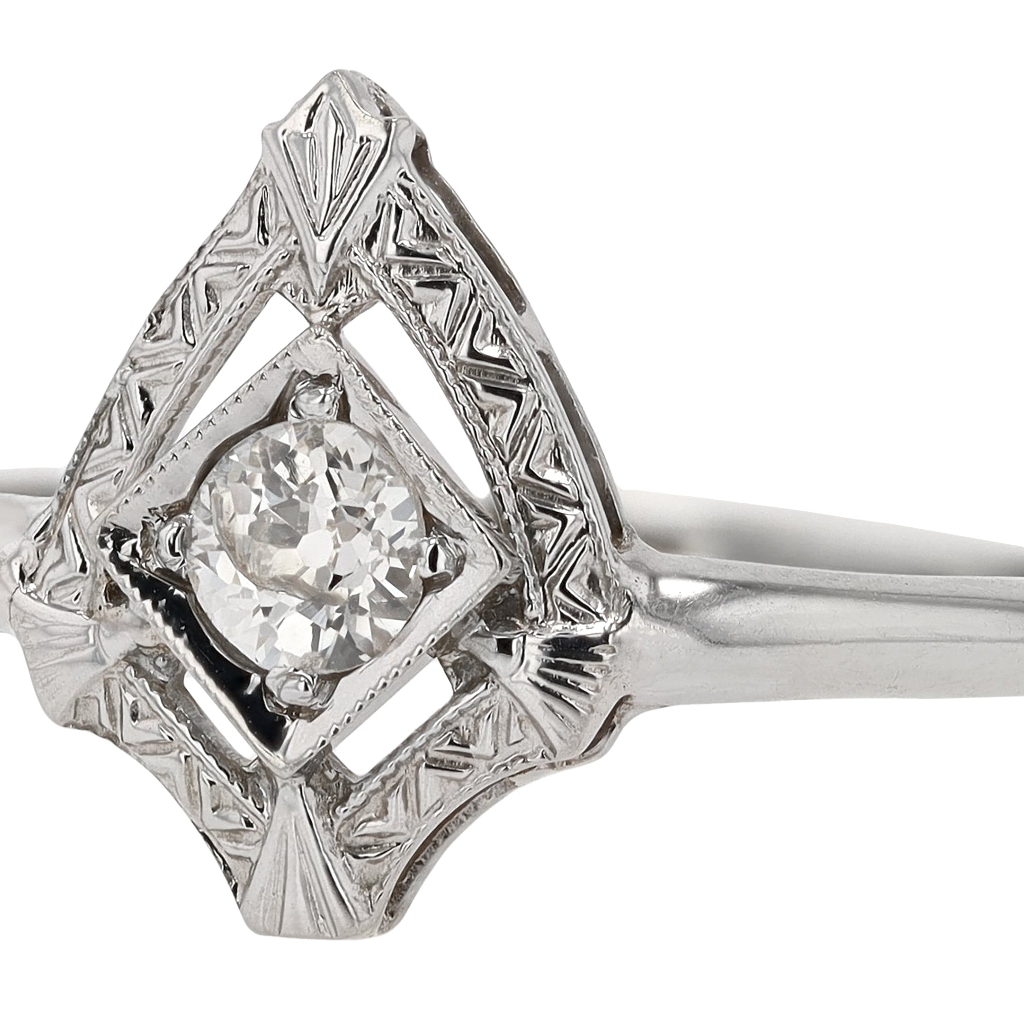 Art Deco Engagement Ring