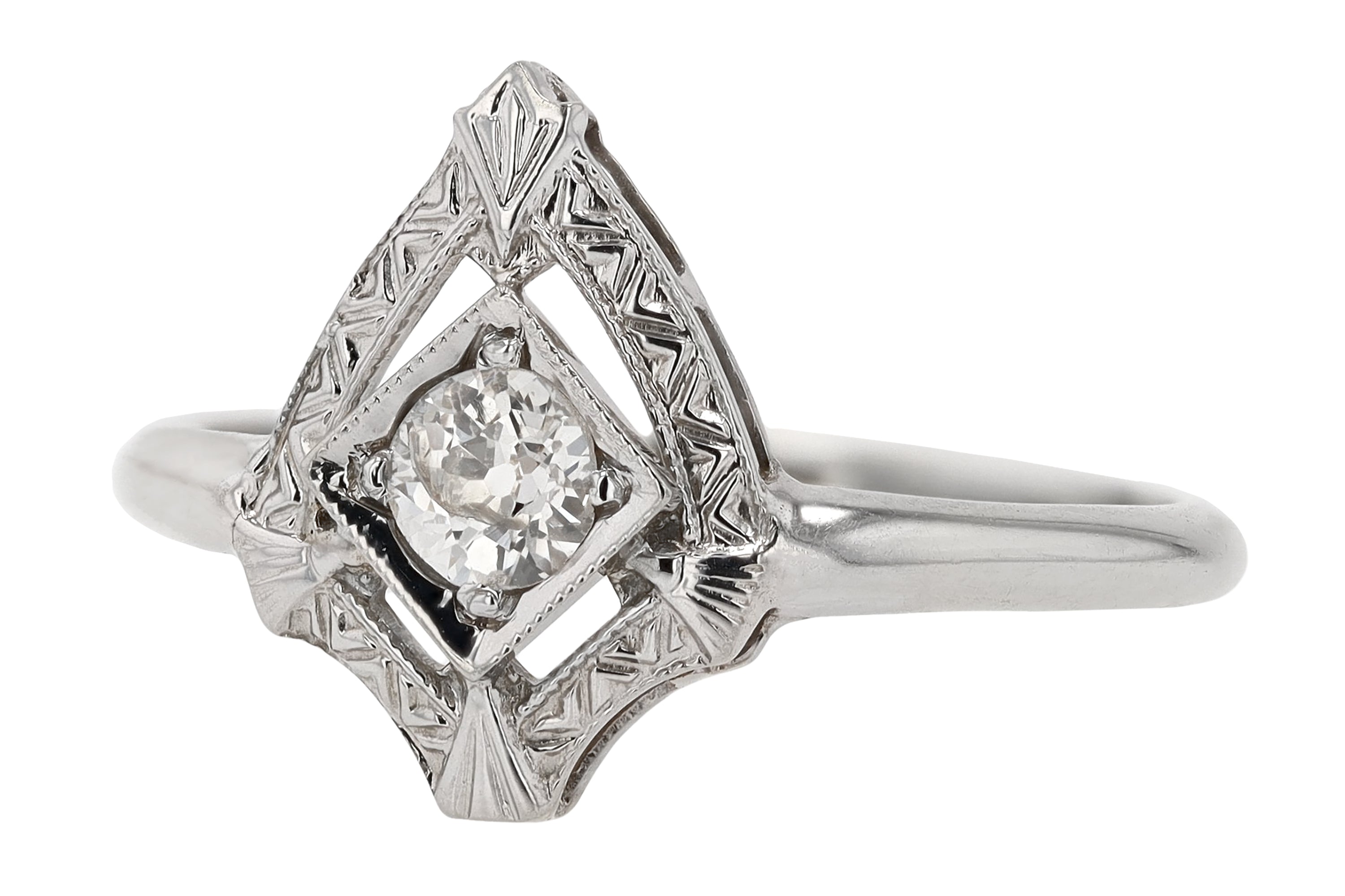 Art Deco Engagement Ring