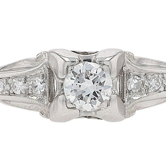Art Deco Engagement Ring