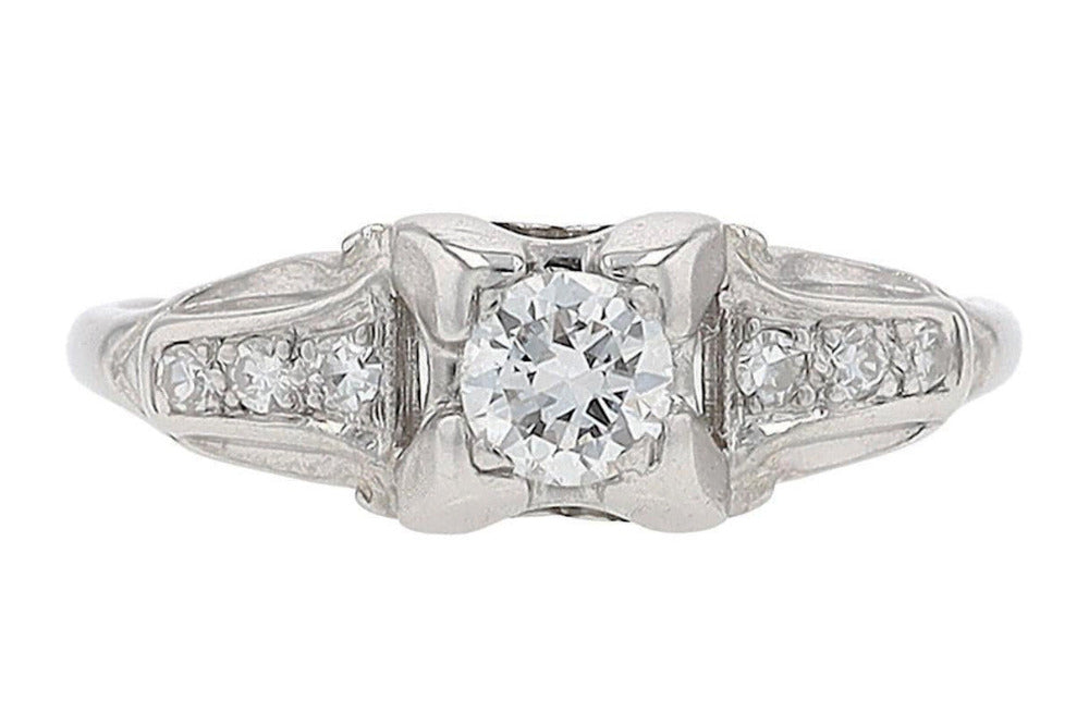 Art Deco Engagement Ring