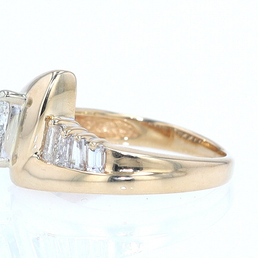 Star Trek Trillion Diamond Engagement Ring