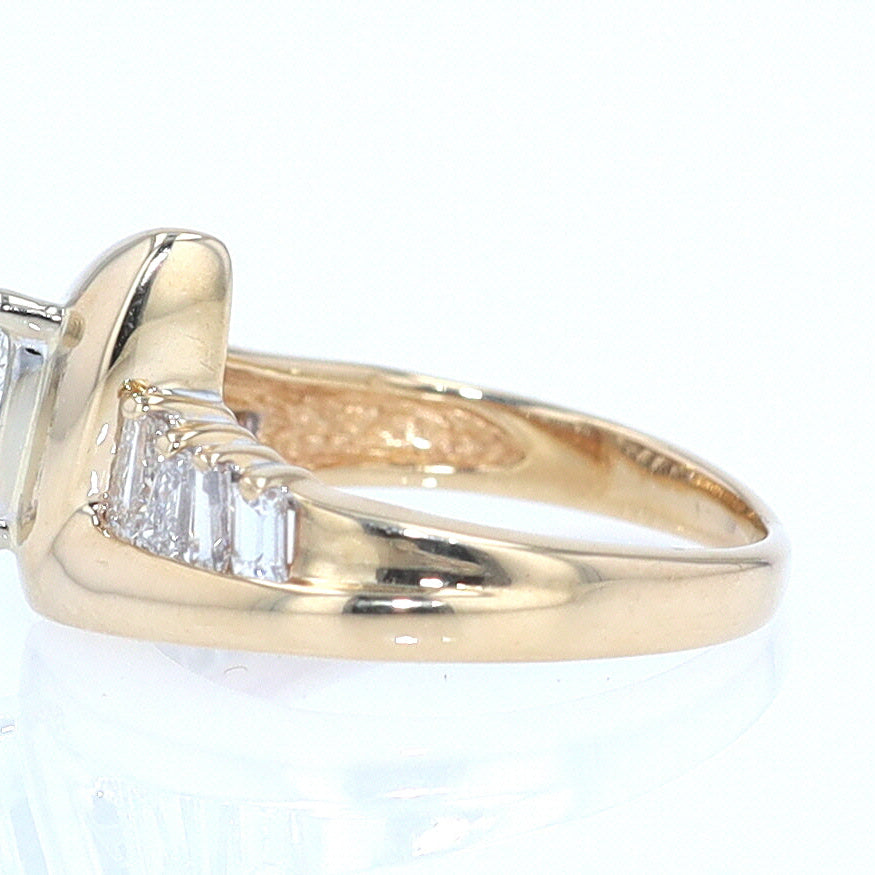 Star Trek Trillion Diamond Engagement Ring