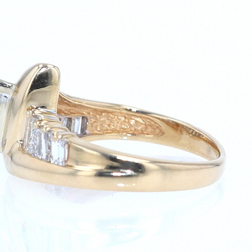 Star Trek Trillion Diamond Engagement Ring