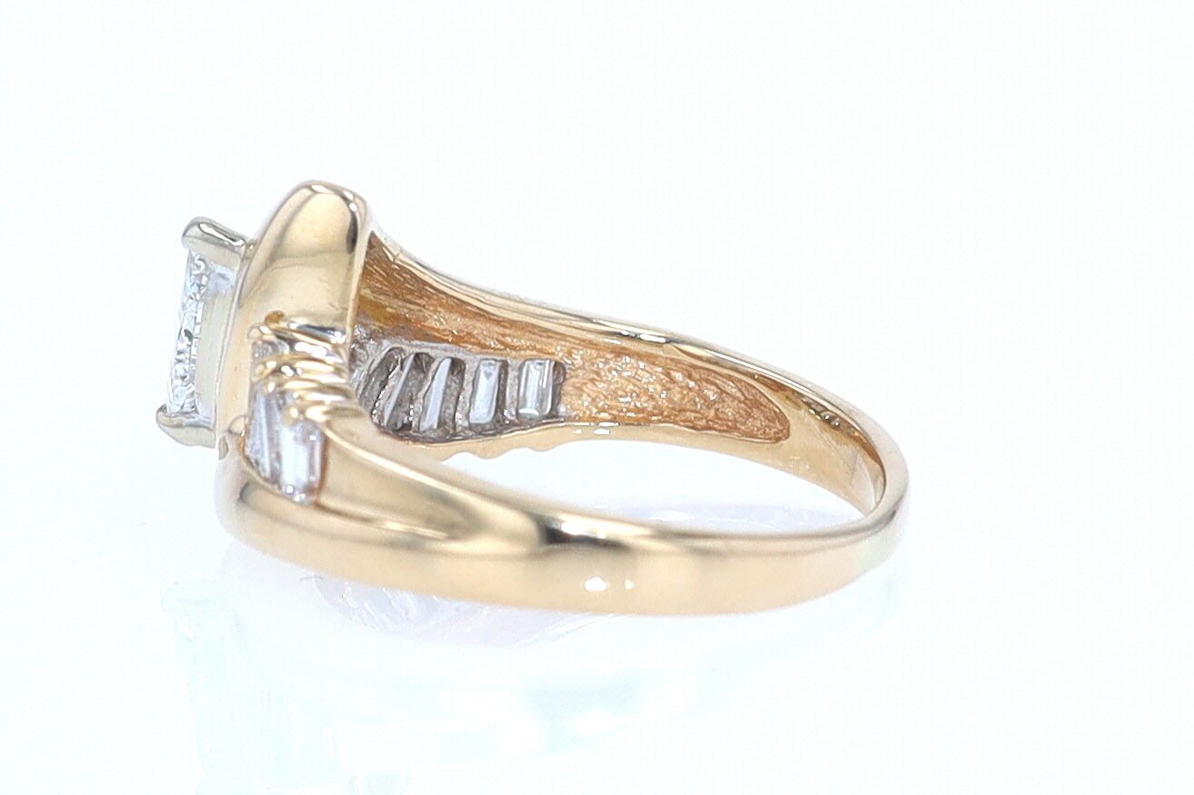 Star Trek Trillion Diamond Engagement Ring