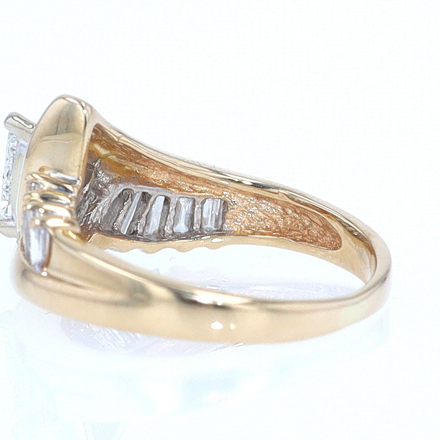 Star Trek Trillion Diamond Engagement Ring