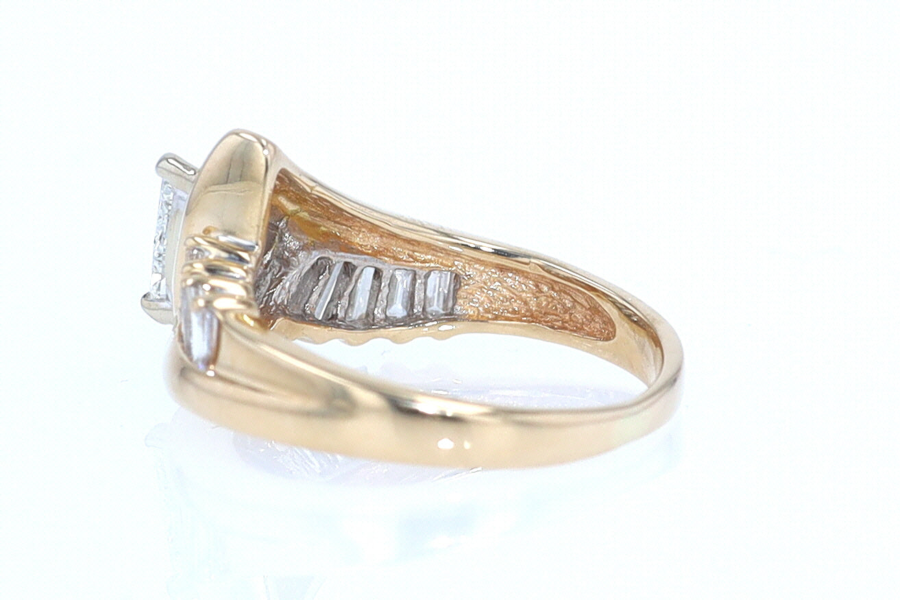 Star Trek Trillion Diamond Engagement Ring