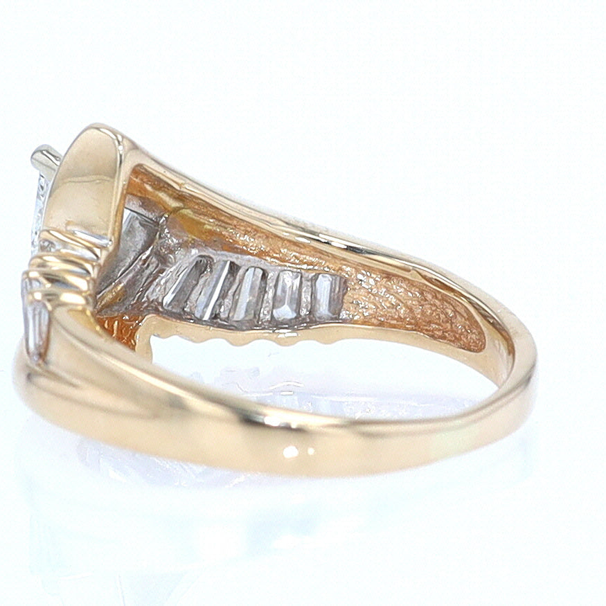 Star Trek Trillion Diamond Engagement Ring