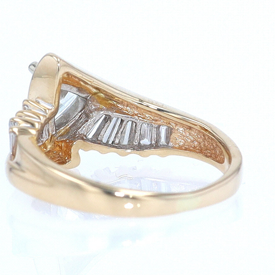 Star Trek Trillion Diamond Engagement Ring