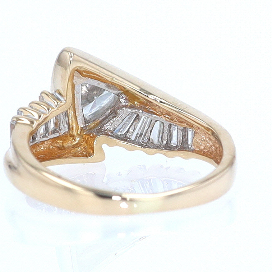 Star Trek Trillion Diamond Engagement Ring