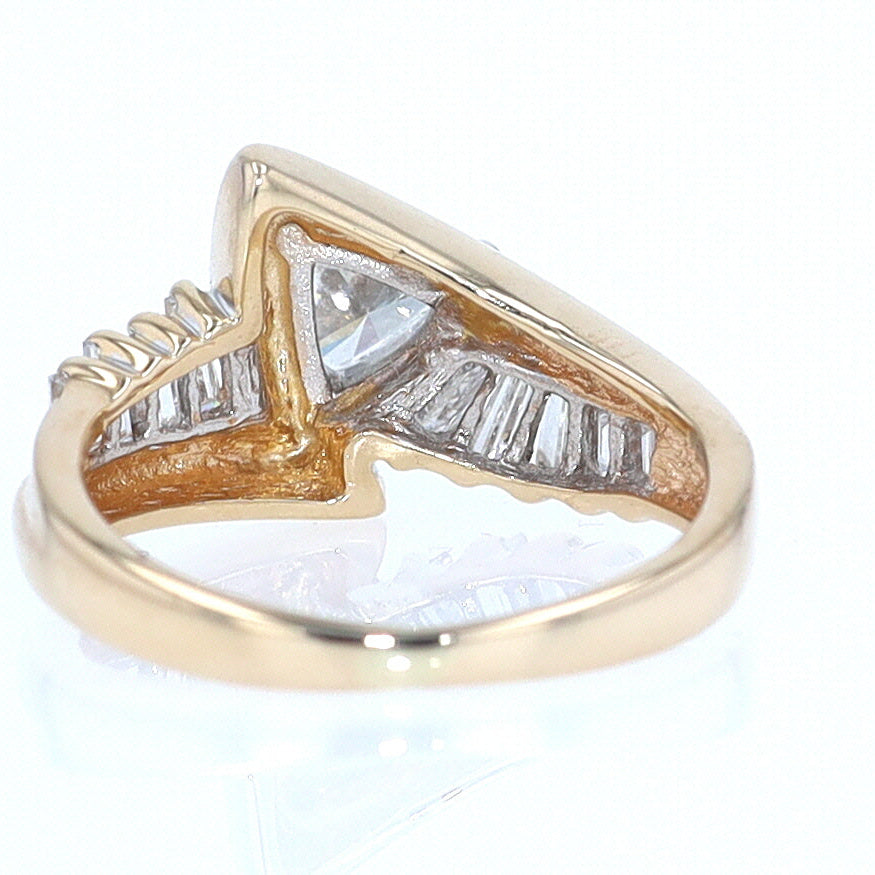 Star Trek Trillion Diamond Engagement Ring