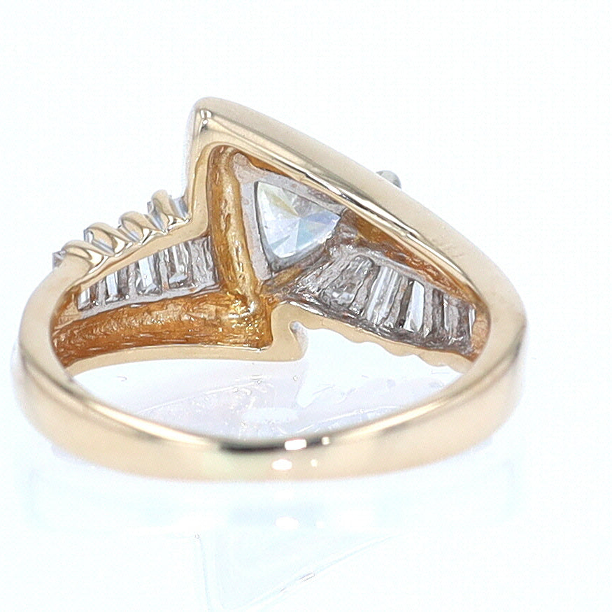 Star Trek Trillion Diamond Engagement Ring