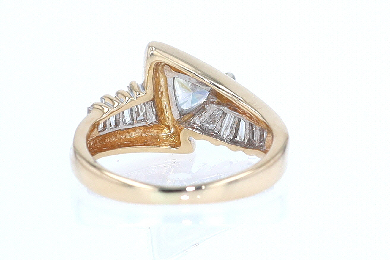 Star Trek Trillion Diamond Engagement Ring