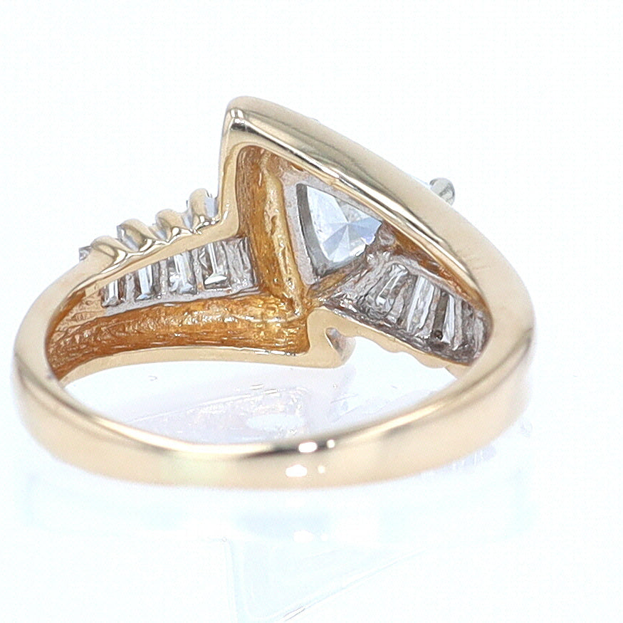 Star Trek Trillion Diamond Engagement Ring