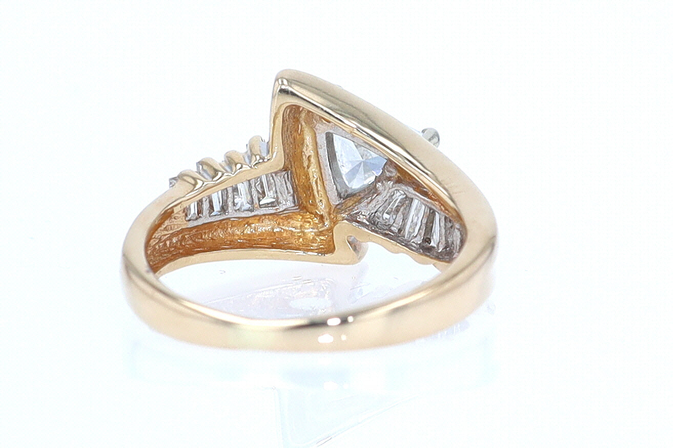Star Trek Trillion Diamond Engagement Ring