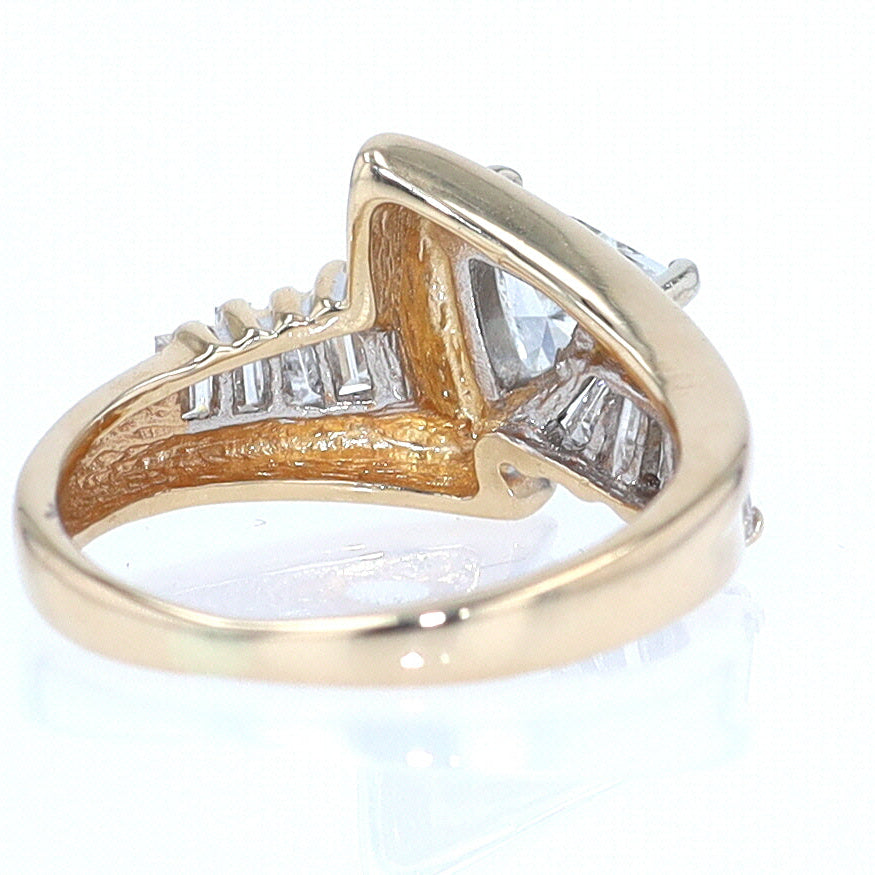 Star Trek Trillion Diamond Engagement Ring