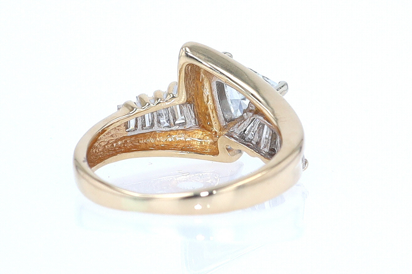 Star Trek Trillion Diamond Engagement Ring