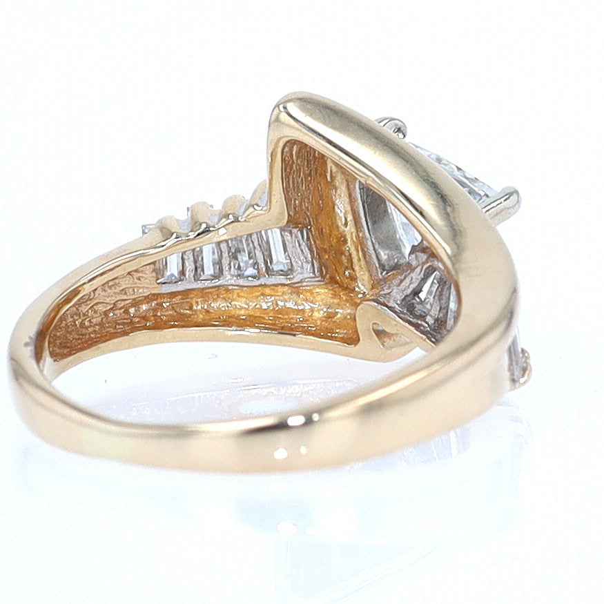 Star Trek Trillion Diamond Engagement Ring