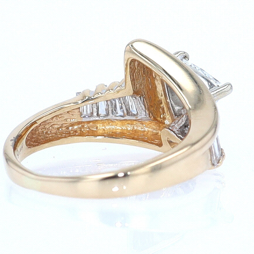 Star Trek Trillion Diamond Engagement Ring